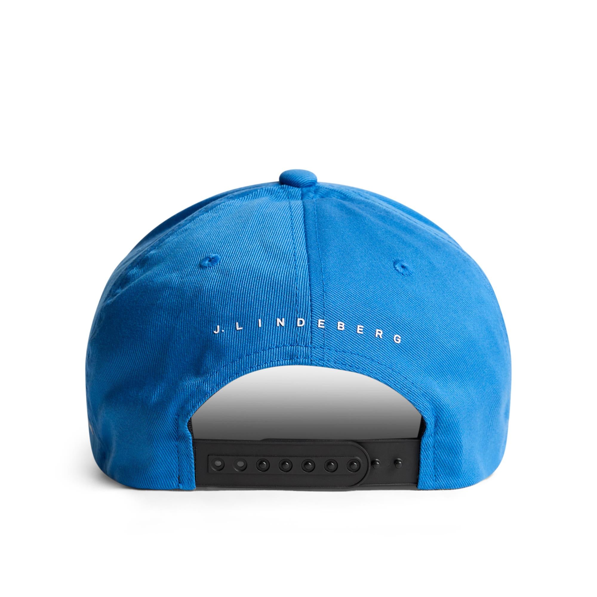 J Lindeberg Heath Mens Golf Cap Sonic Blue